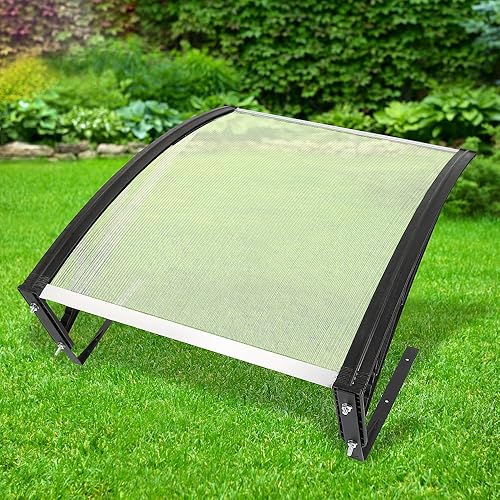Copertura Carport per Rasaerba Robotizzato, Protezione Tetto da Pioggia in Policarbonato, Garage Tendalino, Accessori per Tagliaerba Robot,tettuccio per Tosaerba(100 * 78 * 50 cm (Bianco)) - Honorern