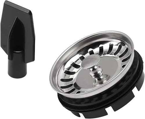 Lavello da Cucina S Er, Tritarifiuti Tirare la Spina 'acqua Resistente Alla Ruggine e Tappo Combo Basket Filtro per Rifiuti Alimentari Parte Smerigliatrice - Honorern