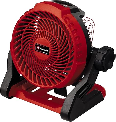 Einhell Ventilatore a batteria GE-CF 18/2200 Li-Solo Power X-Change (18 V, agli ioni di litio, 3 velocità, testata con rotazione a 360°, consegna senza batteria e senza caricabatterie) - Honorern