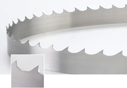 2 nastri per seghe in legno SBM per segherie mobili, 3200 x 27 x 0,9 mm, con distanza di 22 mm, sega a nastro - Honorern