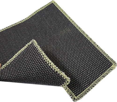 2 Pz Saldatura Mat Idraulici Brasatura Pad Wrap Around Tubo Design per Isolamento Termico Ritardante di Fiamma Saldatura Protezione 25x25cm Ciascuno - Honorern