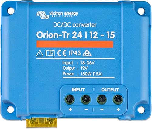 Victron Energy Orion-Tr IP43 24/12-Volt 15 amp 180-Watt Convertitore DC/DC, Non isolato - Honorern