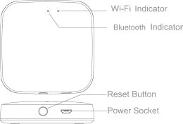 Gateway bluetooth – Wifi 2.4 Ghz DV-GAK, per Dispositivo di Controllo Accessi DV-FAK, App DadVu (Smart Life) - Honorern