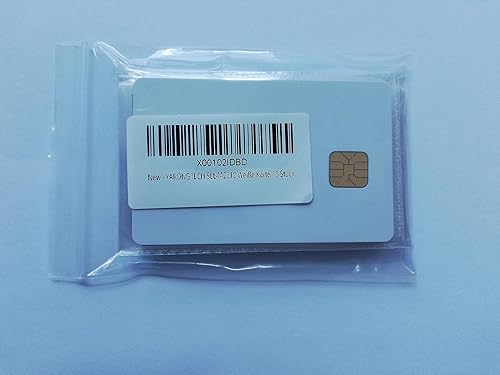 YARONGTECH 10pcs Blank Contatto SLE4428 chip smart card in PVC con HiCo magnetica a righe - Honorern
