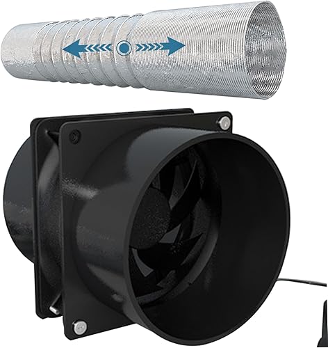 Aspiratore Portatile Con Tubo Da 1 M Ventilatore USB Regolabile Fai Da Te Potente Aspiratore Motore Brushless 5 V 2 a per Cucina Bagno Aspiratore Fumi Aspiratore Ventilatore Ventilatore Ventilatore - Honorern