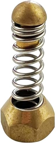 5 Ugelli per Tubi di Idropulitrice con Filettatura Interna 1/8, Espulsori A Molla per Tubi di Scarico Fognari, Ugelli A Molla Vibranti per la Pulizia Durevoli - Honorern