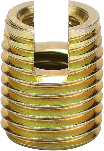 Inserti filettati 20Pcs 302 Acciaio al carbonio autofilettanti Inserto filettato per viti Accessori di riparazione(Inner M3*0.5 Outer M5*0.5: 6mm / 0.2in) - Honorern