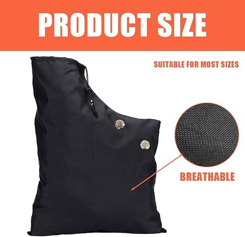 1 Pezzi Sacchetto per Soffiatore Foglie, Sacco per Foglie di Ricambio, per Aspirafoglie da Giardino, Soffiatore Foglie, Raccogli Foglie da Giardino, Con due fori di ventilazione - Honorern