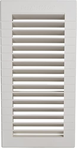 Cofan Griglia di ventilazione da incasso | realizzata in ABS | 13 x 26 cm - Honorern