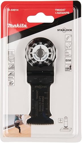 Makita B-64814 Lama Taglio Affondamento Starlock 32x50mm 20TPI BiM TMA047 Legno/metallo - Honorern