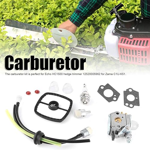 Kit Carburatore per Tagliasiepi Echo HC1500 con Materiale in Alluminio - Honorern