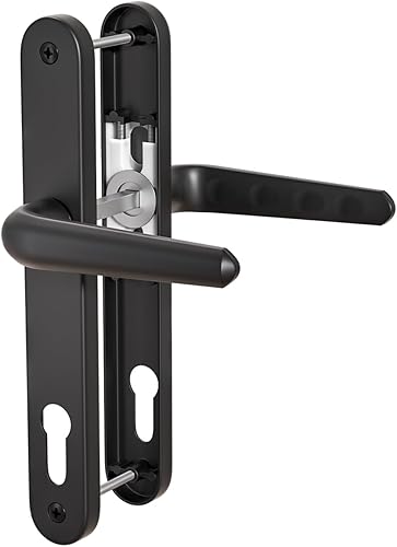 6 maniglie in linea per finestre in PVC dorato, in zinco UPVC, mandrino da 43 mm, per finestre in uPVC per interni ed esterni - Honorern