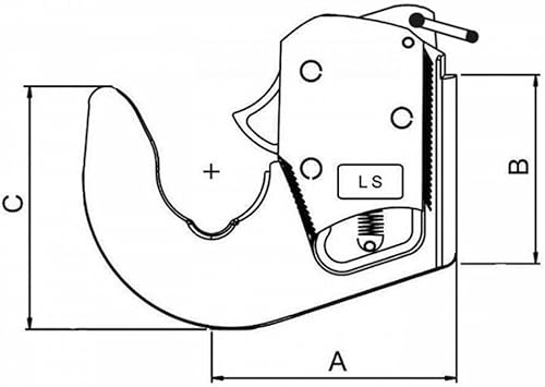 Gancio rapido inferiore Categoria 1° per attacco a tre punti per trattori di Ama - Honorern
