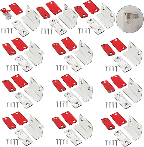 Chiusura Magnetica 6 Pezzi Calamita Porta, da Armadio Chiusura Magnetica per Ante Cucina Porta Magnete Mobili Magneti per Chiusure - Honorern