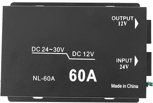 Convertitore elettrico di potenza, Fydun Convertitore riduttore di tensione Regolatore riduttore convertitore step down Adattatore convertitore di tensione da 24V a 12V 60A - Honorern