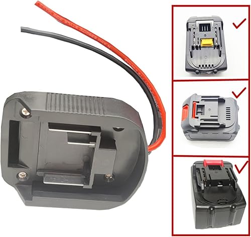 Adattatore batteria compatibile per 18V/21V BL1830 BL1840 Convertitori di batteria con cavo per progetti di robotica auto remota - Honorern