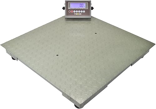 Bilancia Industriale Con Piattaforma 80cm x 80cm Portata 3000kg & Display LCD - T-MECH - Honorern