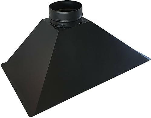 CAPPA PER BARBECUE CAMINO FOCOLARE A LEGNA L 125 x P 63 x H 40 USCITA FUMI DIAMETRO 25 cm - Honorern