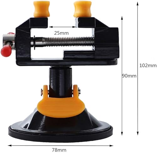 Mini morsa da tavolo Panca con base girevole a 360 gradi morsa da tavolo in miniatura Vice per Intaglio,Gioielleria Strumento di Intaglio - Honorern