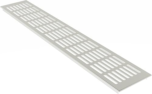 Griglia di areazione in alluminio, 100 mm x 1000 mm, in diversi colori - Honorern