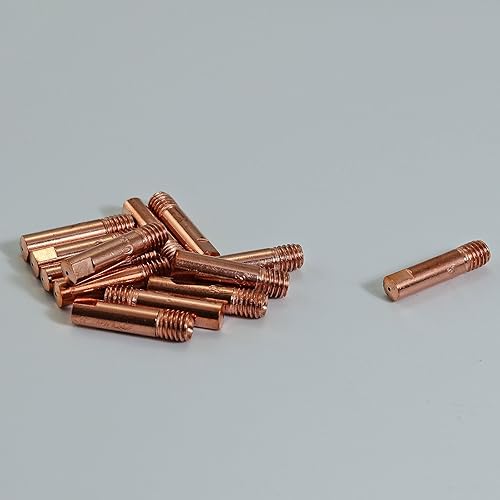 RIVERWELD Punte di contatto per cannello per saldatura MIG 15AK MB15 MAG 0,9 mm M6x25 mm 20 pz. - Honorern