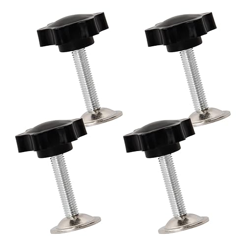 4 Pezzi Vite Bloccaggio Maniglia Manopola M8 x 35 mm Vite a Testa Zigrinata Filettatura Maschio Zigrinato Macchina Vite per Macchine Utensili Dispositivi Meccanici - Honorern