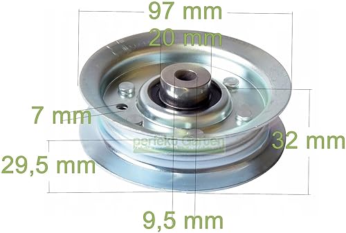 Tenditore puleggia compatibile con Partner McCulloch 5321551-91 5321734-38 - Honorern