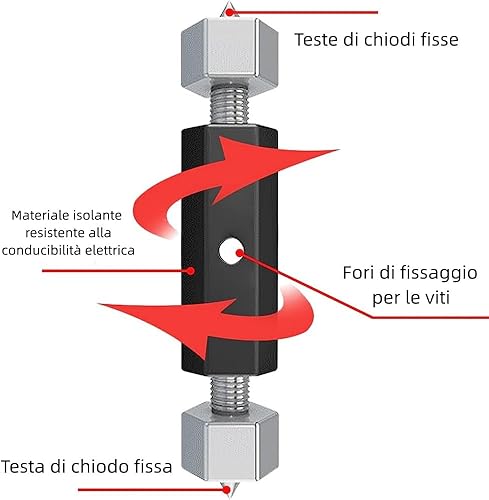10 Set di 118 Tipo Riparazione Cassetta Elettrica, Scatola Derivazione Esterna Cassetta Riparatore Asta di Supporto Elettricista Accessori, Caso Cassetta Riparazione Parti Elettrici Strumenti - Honorern