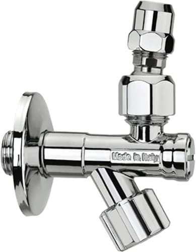 Albertone RUBINETTO SOTTOLAVABO A VITONE CON FILTRO A SNODO - 1/2 X 3/8 - Honorern