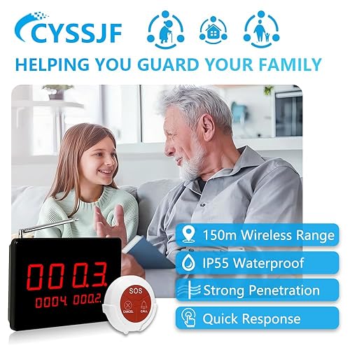 Pulsante Chiamata Casa di Riposo | Pulsante Chiamata Casa di Cura, Pulsante Chiamata Infermiera, Campanello Emergenza Anziani,Chiamata Infermiere, Campanelli Letto| Con 20 Pulsante di Chiamata - Honorern