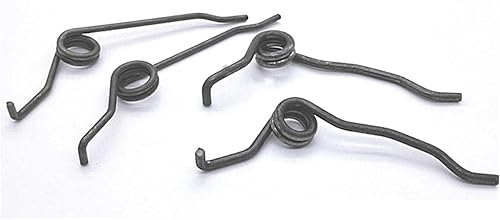 4 PZ 90/165 Gradi Serratura della Porta Fermo Molle di Ritorno Torsione Retrattile Serratura Interna Accessorio di Riparazione del Corpo(165 Degrees,Right And Left_2.0MM) - Honorern