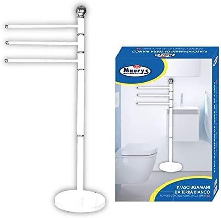 Porta Asciugamani Da Terra Bianco - Honorern