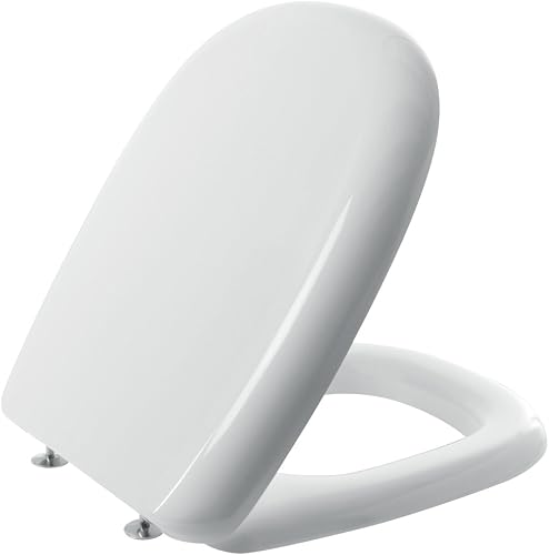 2FSE172702 Sedile WC, Resina Termoindurente, Bianco, 44x35.4x5 cm - Honorern