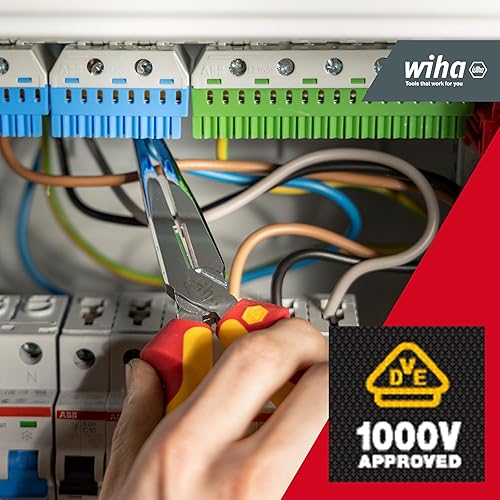 Wiha Z 05 0 160 06SB - Pinza a gomito professionale, elettrica, con lama, Colori assortiti - Honorern