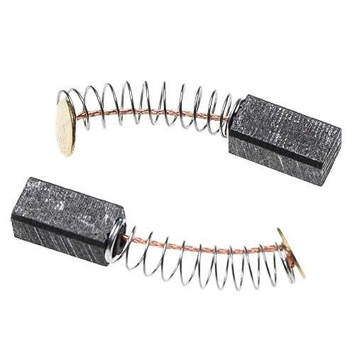 2x spazzola carbone compatibile con Hitachi WR 9DM, WR 9DM2, WR 9DMR utensile elettrico - Spazzola motore, 12 x 6 x 5 mm - Honorern