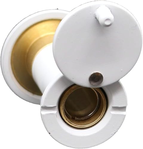 Spioncino in bronzo d'ottone antico o fori di sbirciatura Chubb Security 8V001 tipo grandangolare - Honorern