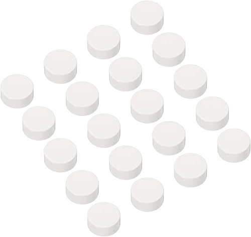 sourcing map Coperture per tubi in PVC, tappi terminali interni per tubi in PVC, 25 mm, tappi rotondi per tubi elettrici, confezione da 20 - Honorern