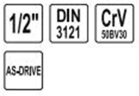'Yato yt-12948 – Bi-esagonale Hi-Torq Socket 30 mm 1/2 12pt cv - Honorern