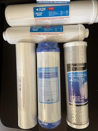 Kit Filtri Per Depuratore 5 Stadi MICROFILTRAZIONE NW PR 305 5 FILTRI NW-PR305 - Honorern