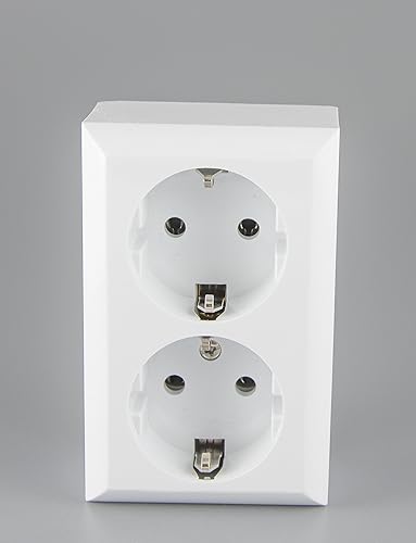 Presa per spina tedesca, con contatti di terra, in combinazioni da 2, 3 o 4 prese, 220.00V - Honorern