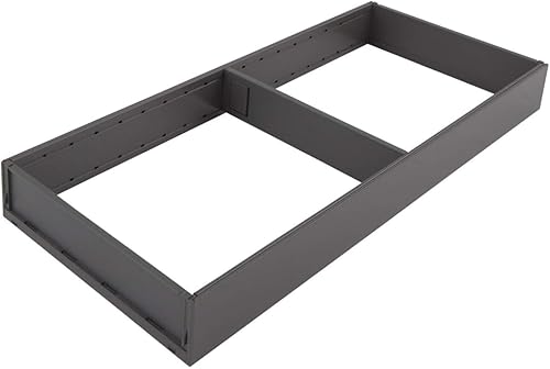 Blum AMBIA-LINE Cassetto Telaio Largo NL500 mm Acciaio, Grigio Opaco, Grigio - Honorern