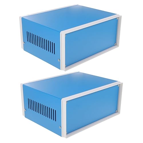 Scatola Di Giunzione In Metallo Da 2 Pezzi Contenitore Elettrico Scatole Per Elettronica Alloggiamento In Metallo Contenitore Per Progetto Elettronico Scatola Elettrica - Honorern