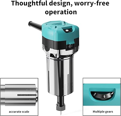 TTC 450 - Trimmer Kit da 800 W, per macchina per incisione TTC450 Pro CNC, Engraver legno, router compatto con valigetta - Honorern