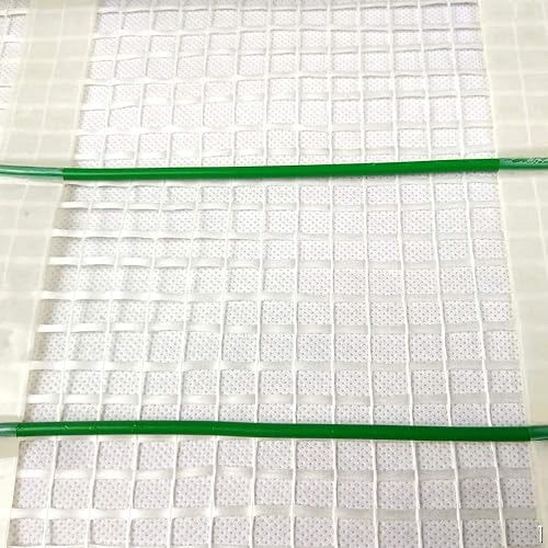 Riscaldamento a pavimento elettrico 200 Watt per m², termostato WIFI Touch nero, tecnologia TWIN JWS diverse misure, dimensioni (m²): 1 m² - Honorern