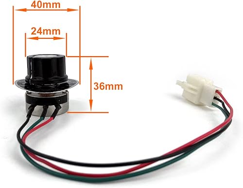 L-faster Personalizzato Potenziometro Pulsante acceleratore Manopola Rotary Speed Accelerator per Carretto Elettrico Beerbike Sedia a rotelle - Honorern