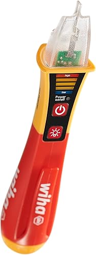 Probador de voltaje unipolar, detector de voltaje sin contacto, protegido contra explosión 12-1,000 V CA - Honorern