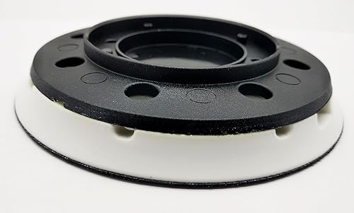 Ø 125 mm piastra di supporto in velcro duro per Festool ES 125, ETS, ETSC 125, piatto abrasivo, 8 fori; compatibile con: ST-STF 125/8-M4-J W-HT 492280 Jetstream - Honorern