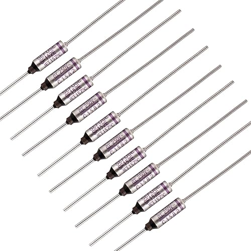 SF152E SEFUSE Fusibili termici 10A 250V 157 gradi Celsius Disgiuntori termici (confezione da 10 pezzi) - Honorern