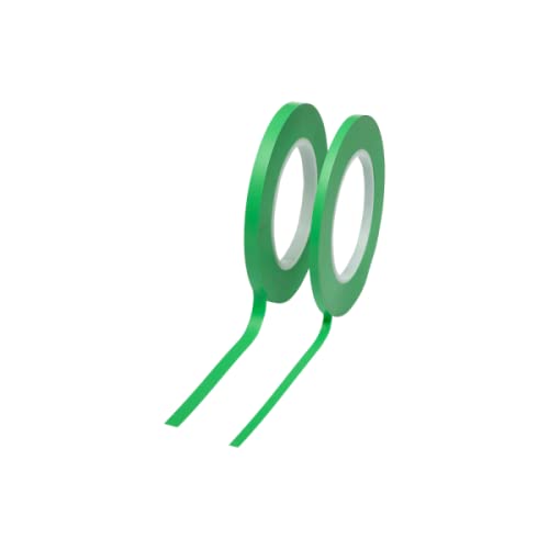 Nastro linea fine Colad per mascherare gli oggetti per verniciare piú colori o lavori di aerografia 6 mm x 55 m, colore: Verde - Honorern