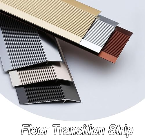 Rampa Di Soglia Per Porte Larghe 10cm, Striscia Di Transizione Per Pavimenti In Alluminio, Altezza Compresa Tra 1-4.5cm Riduttore Di Soglia Per Pavimenti In Laminato, Piastrelle E Vinile(Black - Honorern